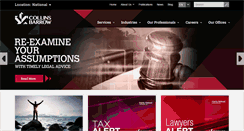 Desktop Screenshot of collinsbarrow.com